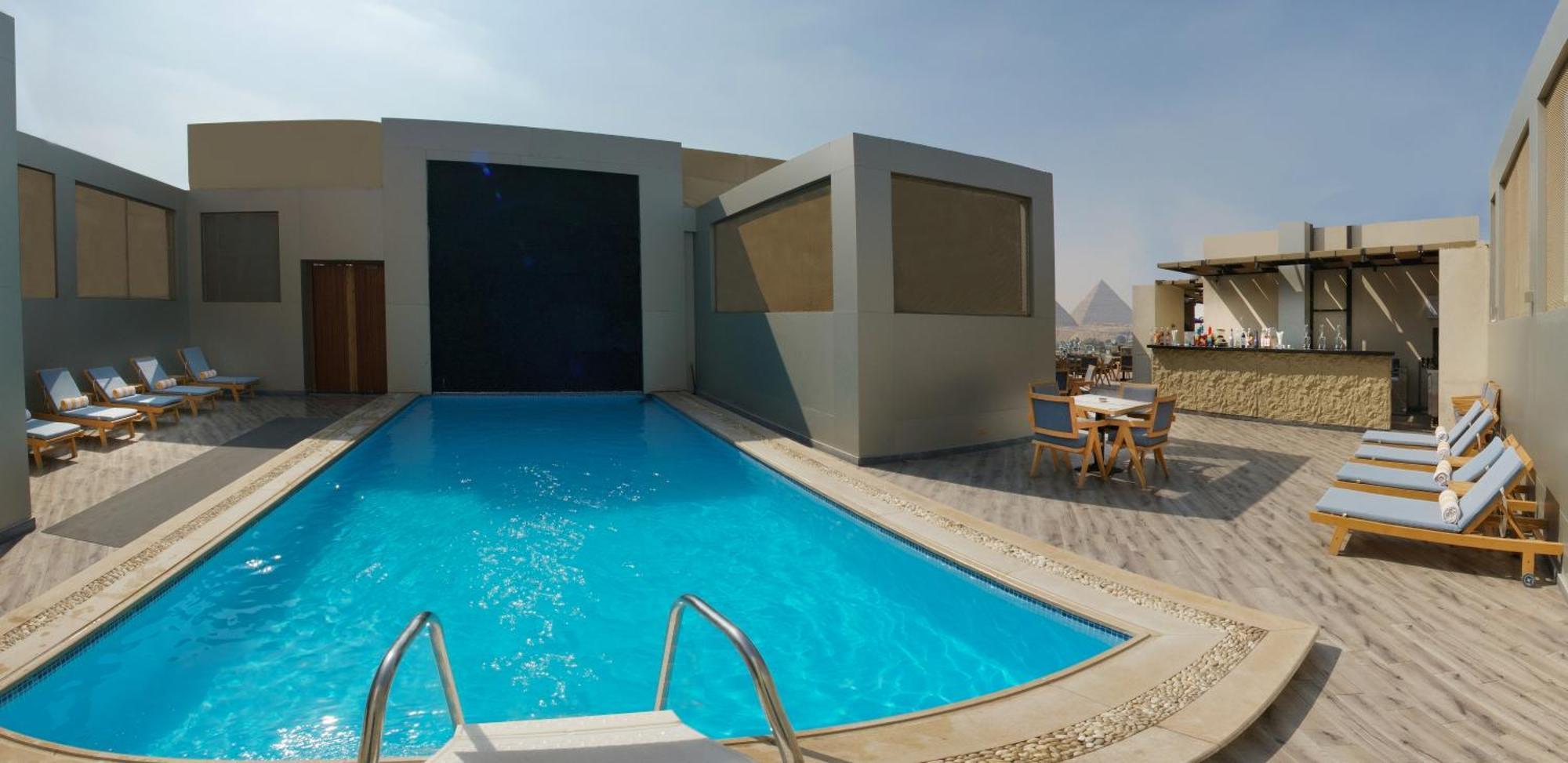 Stay Inn Pyramids Hotel Al Kawm al Akhdar ภายนอก รูปภาพ